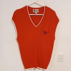 Vintage Arkansas Razorbacks Sweater Vest Joe College Sports Men's XL GrandpaCore